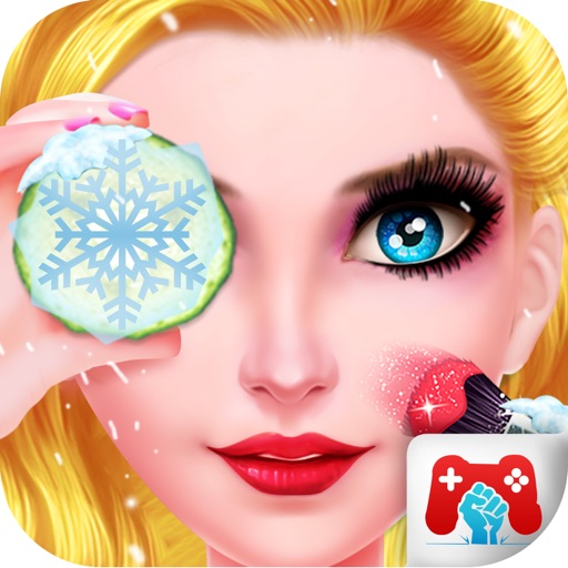 Christmas Girl Salon Makeover Icon