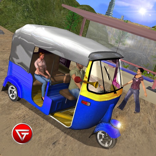 Tuk Tuk Offroad Auto Rickshaw-Hill Mountain iOS App