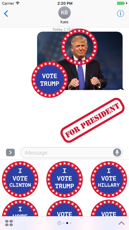 Election Stickers 2016