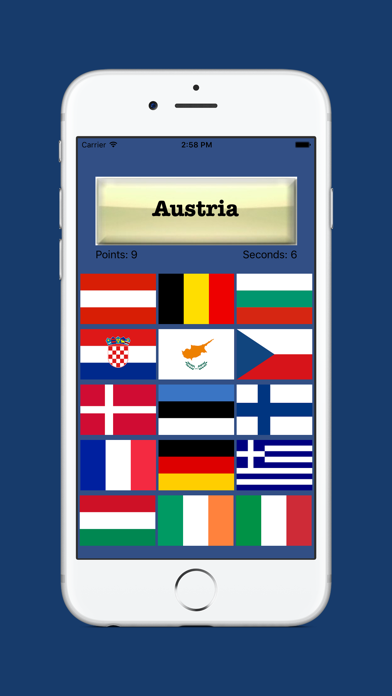 How to cancel & delete European Flags from iphone & ipad 2