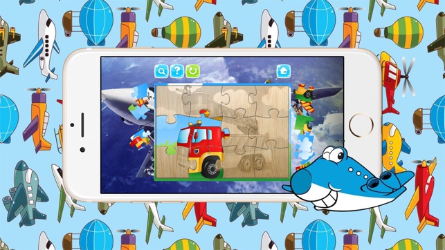 Vehicles Puzzles Games for Kids and Toddlers Free(圖1)-速報App