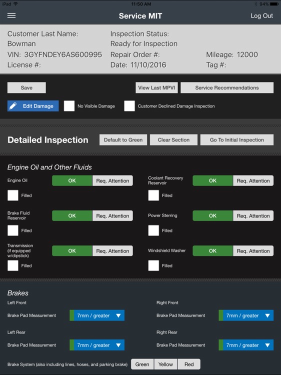 Service Workbench Menu & Inspection Toolkit screenshot-3