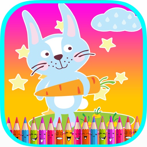 Animal Coloring Pages Games for Kids & Toddler Icon