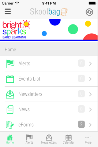 Bright Sparks Early Learning - Skoolbag screenshot 3