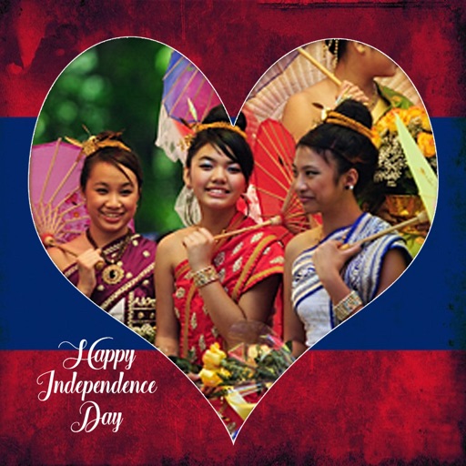 Laos Independence Day Photo Frames