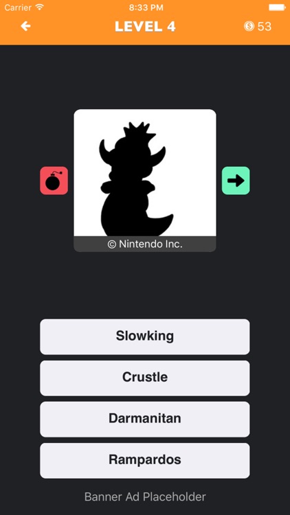 PokeShadow - Monster Guess Quiz for Pokemon Fan