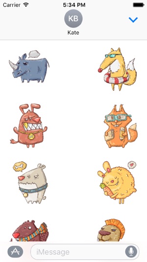 Doodle Animal Stickers(圖3)-速報App