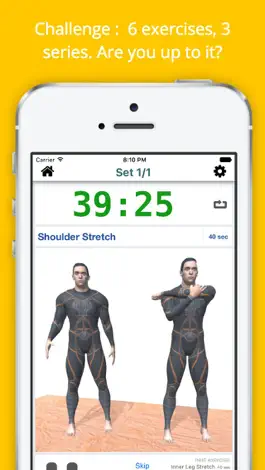 Game screenshot 12 Min Stretch Challenge Workout Free Pain Relief mod apk
