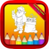 Santa Claus Christmas Kids Coloring Books for Baby