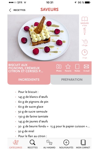 Saveurs, plus de 3000 recettes inratables, gourmandes et raffinées screenshot 3