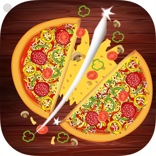 Pizza Ninja - Be Ninja & Cut pizza top free games Icon