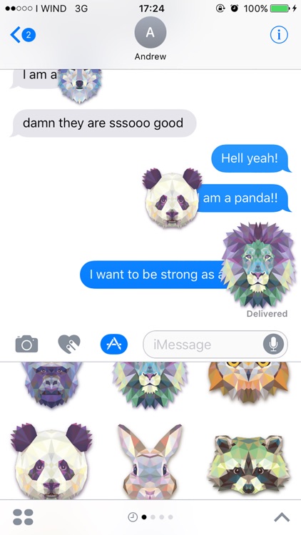 Crystal Animals Stickaz