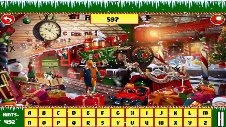 Christmas Hidden Objects:Free Hidden Alphabets