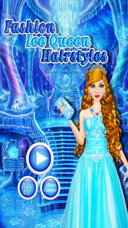 Fashion ice queen hair styles salon – Beauty queen magic makeover hair salon booth for girls & kids screenshot-4