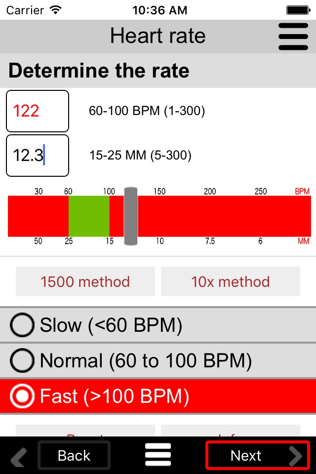 ECG Calc Lite screenshot 3