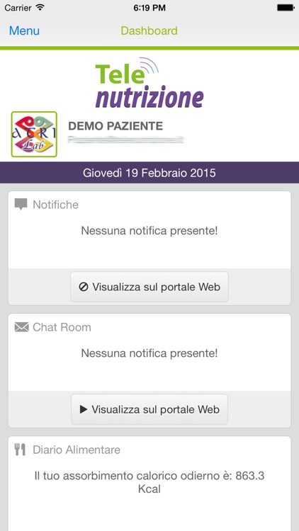 Telenutrizione Cloud screenshot-3