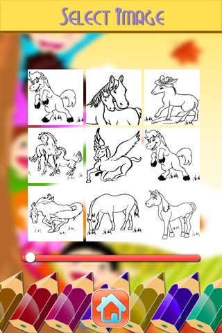 Horse Coloring-Interactive Colorfy Secret Editing screenshot 2