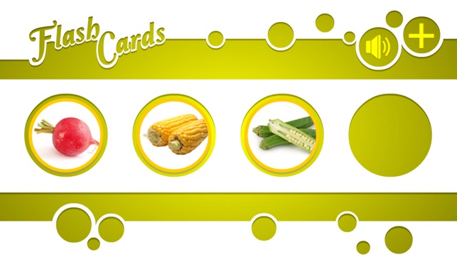 Flash Cards - Vegetables