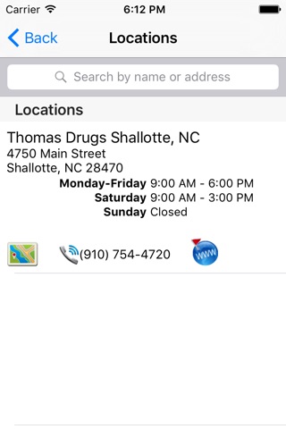 Thomas Drugs Shallotte screenshot 2