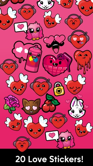 I Love U Stickers(圖1)-速報App