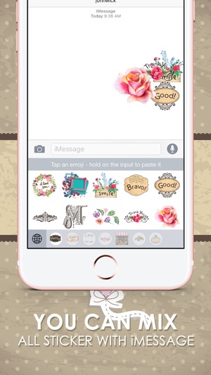 Vintage Emoji Stickers Keyboard Themes ChatStick(圖3)-速報App