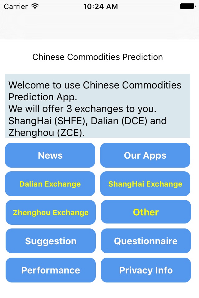 Chinese Commodities Prediction screenshot 2