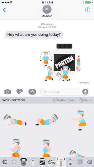 Workoutmoji - Workout Emojis and Stickers(圖2)-速報App