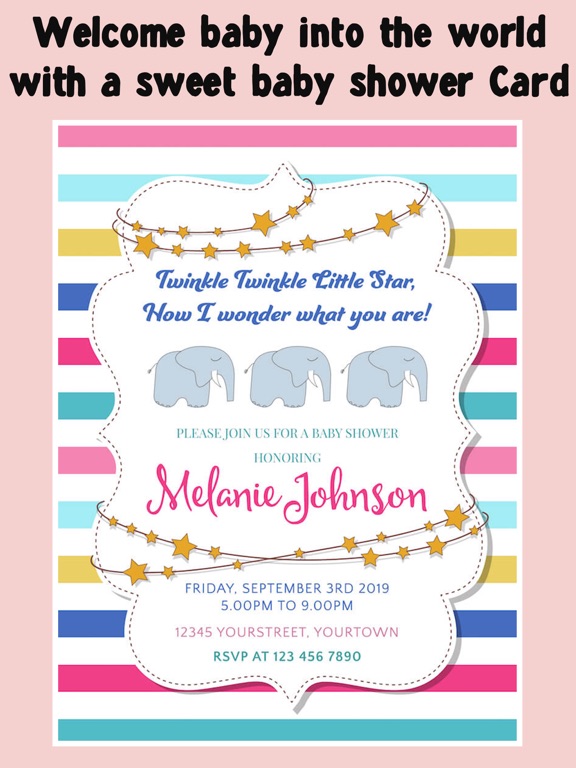 Baby Shower Invitation Cards Free App Price Drops