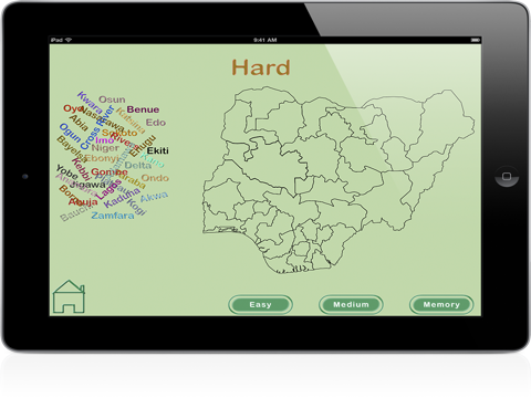 Nigeria Puzzle for iPad screenshot 2