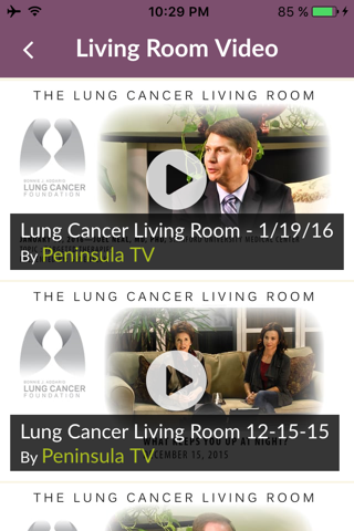 Lung Cancer Foundation screenshot 4
