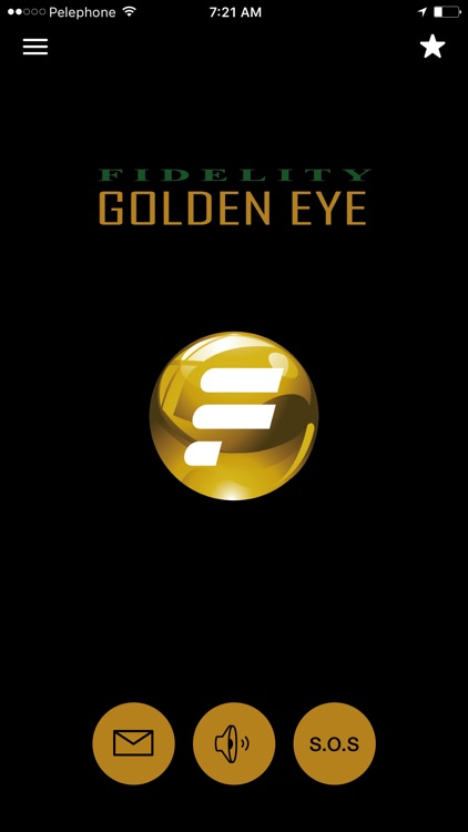 Fidelity Golden Eye, Motion Detector Burglar alarm