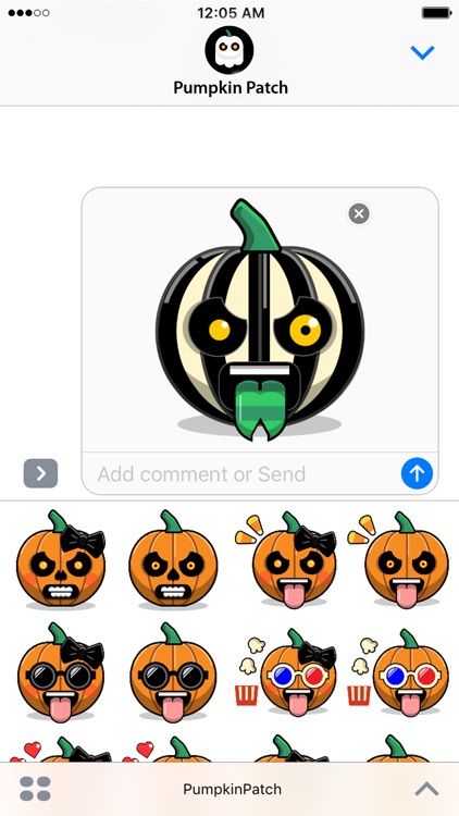 Pumpkin Patch Stickers - Halloween Emoji Meme screenshot-3