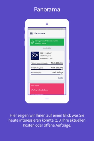 My Swisscom screenshot 2