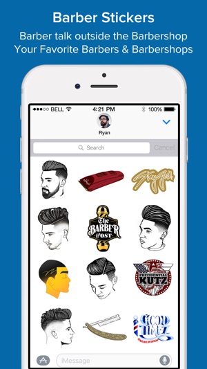 BarberMojis- Barbers & Hairstyles Emoji Stickers(圖2)-速報App