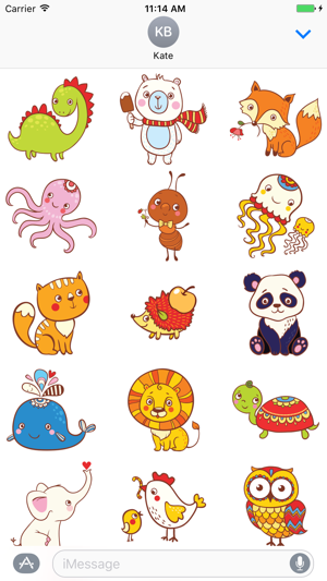 Sticker Me: Colorful Animals For Your Childhood(圖1)-速報App