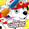 Rescue dog color game paint for baby free to play