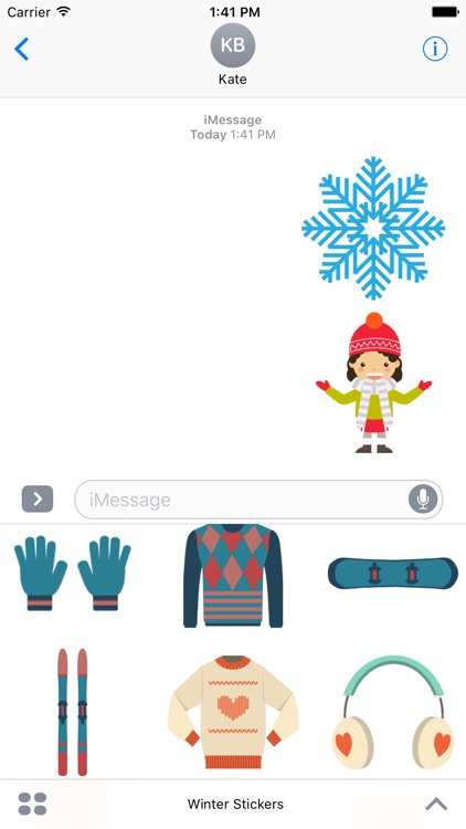 Winter Stickers For iMessage