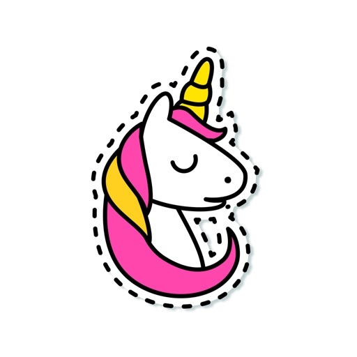 Handpatch Unicorn Stickers