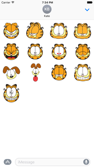 Garfield Emojis Stickers(圖2)-速報App