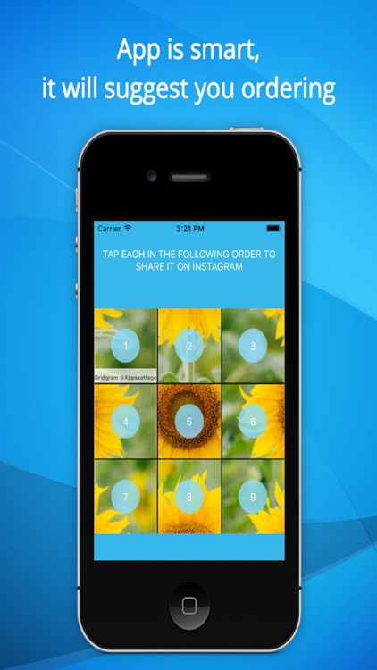 InstaGrid Grid on Photo for Instagram-Share ig Pic