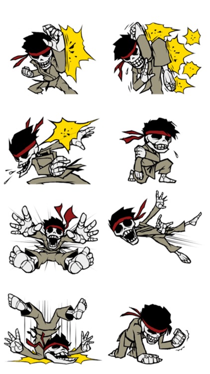 Skeleton Fighter - Stickers! screenshot-3