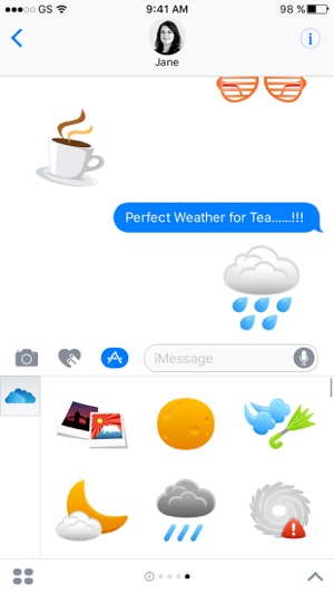 Weathermoji - Stickers For iMessage(圖2)-速報App