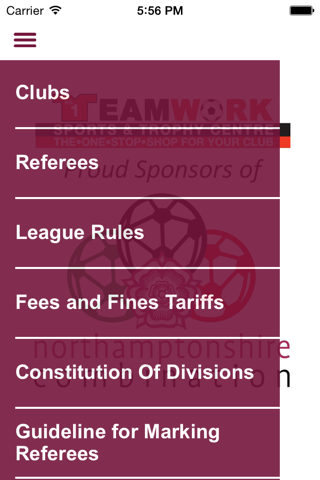 Northamptonshire Combination Football League screenshot 2