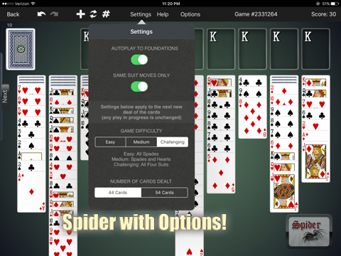 Solitaire Plus! HD screenshot 3