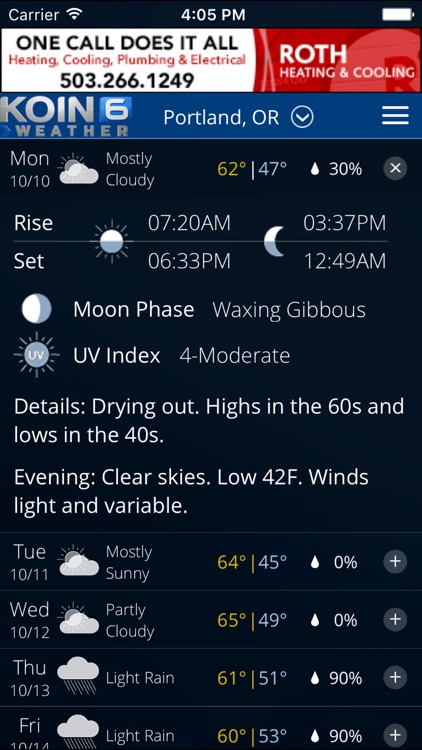 PDX Weather — Portland, Oregon radar & forecasts screenshot-3