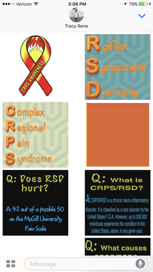 RSD/CRPS Awareness - Sticker Pack(圖1)-速報App