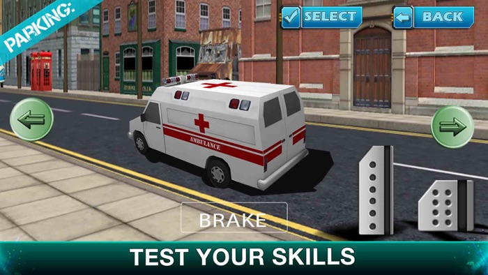 Hospital Ambulance Emergency Rescue Parking Mania