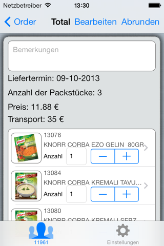 Tok bestel-app screenshot 3