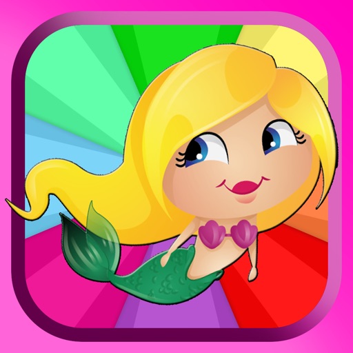 Mermaid Coloring Pages Game Free For Kindergarten Icon
