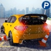 Multi-Level Snow Car Parking Mania 3D Simulator